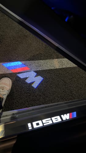 Customer photo review of BMW G SERIES DOOR LIGHTS