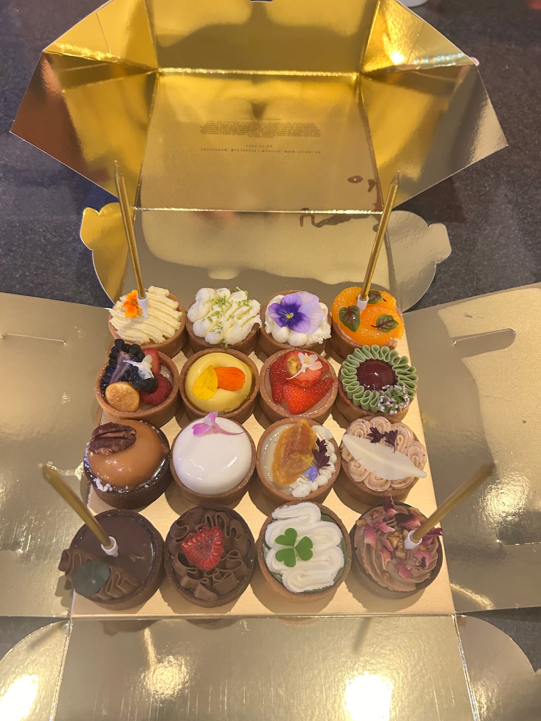 Customer photo review of The Dessert Connoisseur 16pcs