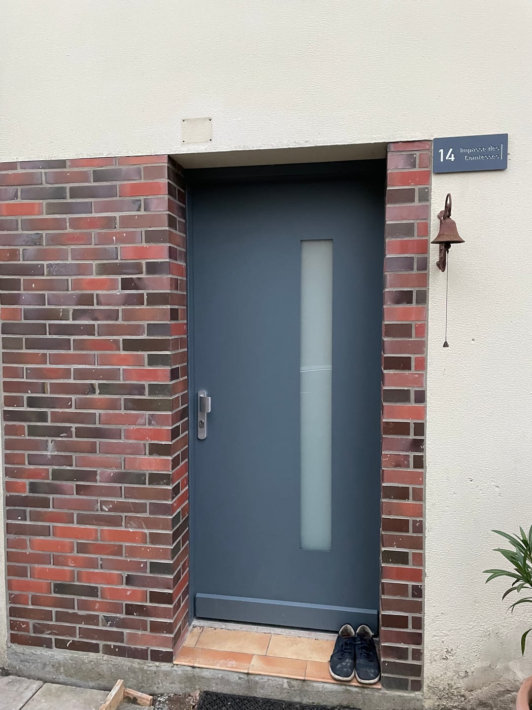 Customer photo review of Numero civico e testo modello Stencil Horizontal