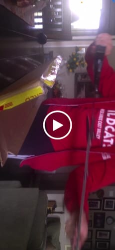 Customer video review of SAO Elucidator Sword of Kirito Just $77 (Battle Ready Spring Steel, Damascus & D2 Steel Versions are also Available) from Sword Art Online SAO with Plaque & Sheath-SAO Replica