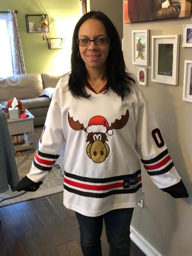 Customer photo review of Christmas Style 'Griswold' Hockey Jersey