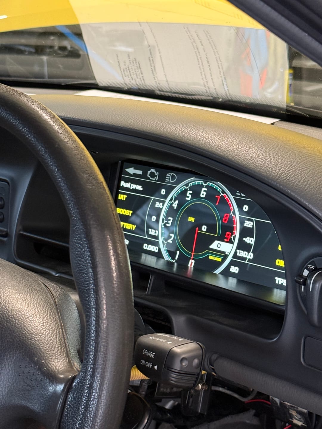 Customer photo review of PowerTune Digital Ultrawide Dash V5