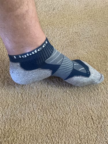 Customer photo review of Evolution - Quarter Socks