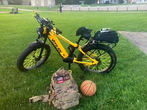 Customer photo review of T7 Full Suspension Mountain E-bike