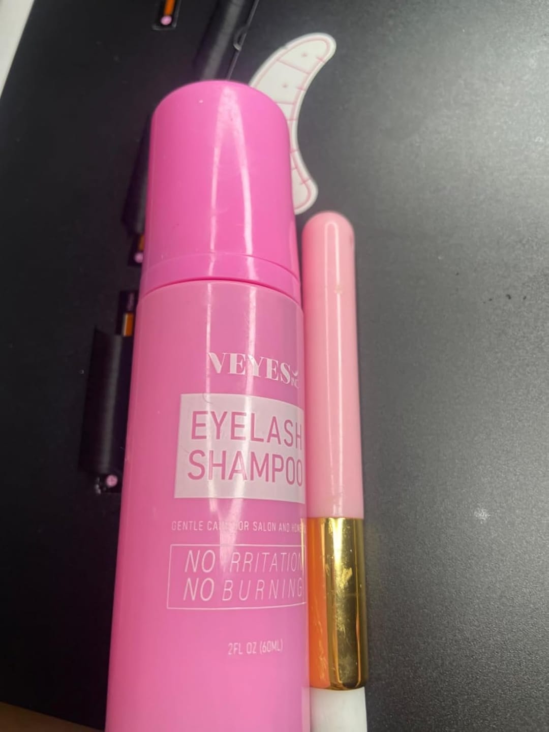 Customer photo review of Refreshing Eyelash Shampoo