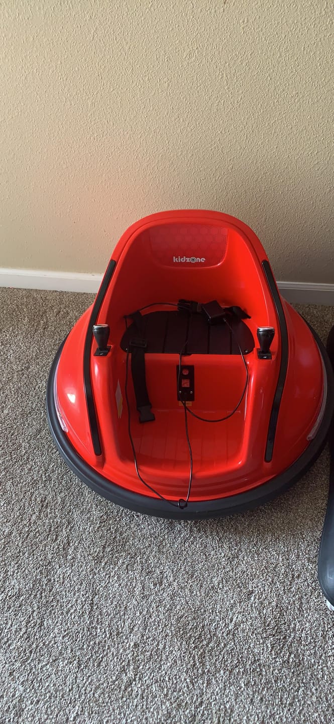 Customer photo review of 6V Bumper Car For Toddlers