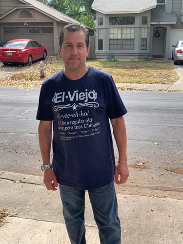 Customer photo review of Premium El Viejo Vintage Definition Tee