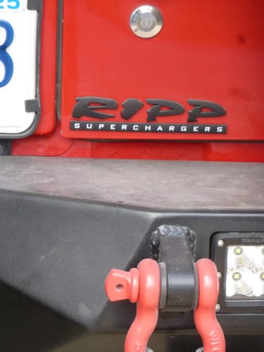 Customer photo review of RIPP Tailgate Plaque