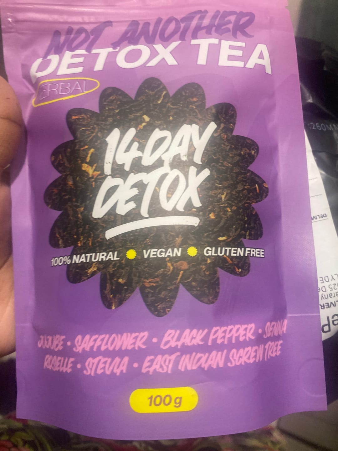 Customer photo review of 14 Day Detox Tea + FREE SHIPPING $110+