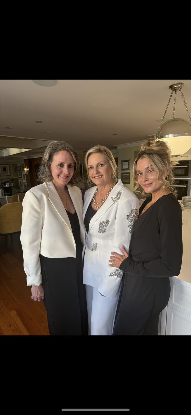 Customer photo review of Refined Floral Embellished Pantsuit - White