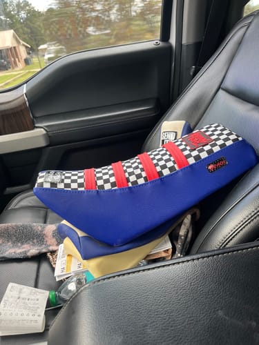 Customer photo review of Custom Seat Cover: 1981-2024 PW50