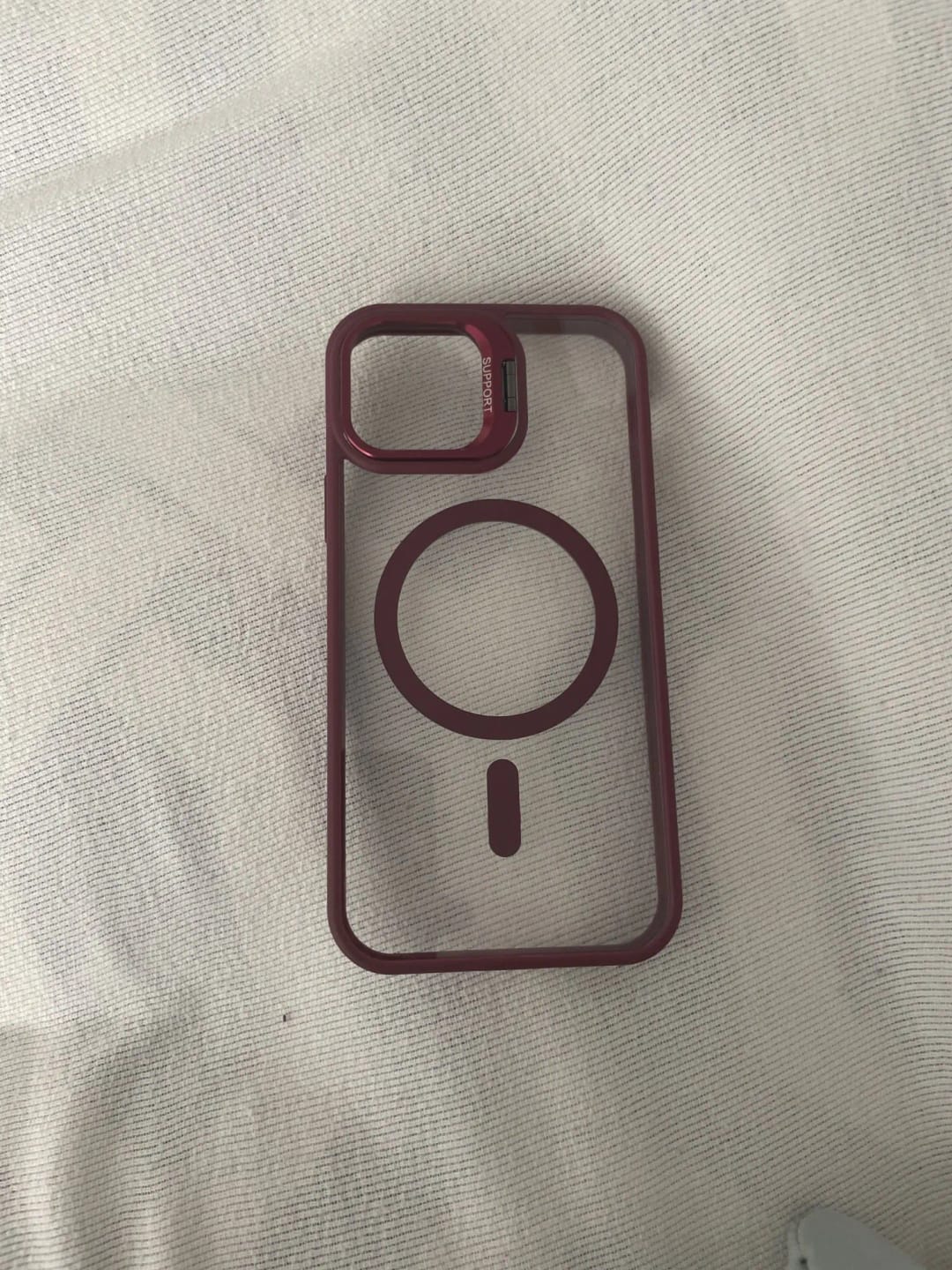 Customer photo review of LuxuryKase LK174 Magnetic Mag-Safe Stand Lens Protector Case Cover For iPhone 13 14 15 16 Plus Pro Max