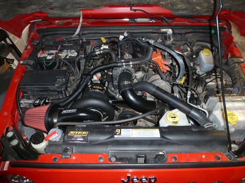 Customer photo review of 2007 - 2011 Jeep Wrangler JK/JKU Supercharger Kit- BLACK OPS EDITION