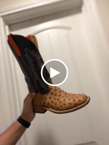 Customer video review of Anderson Bean Men's Exotic Western Full Quill Western Boots
