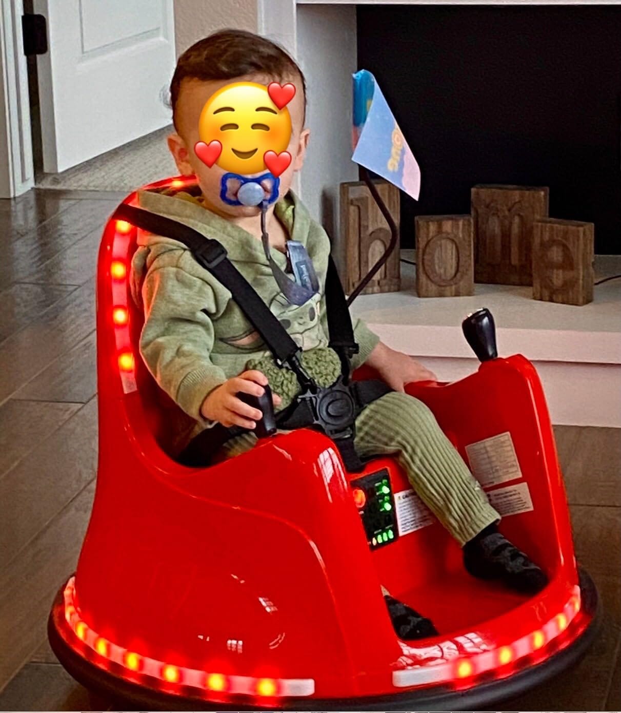 Customer photo review of 360 Rotation Bumper Car (12V) 2 Speed