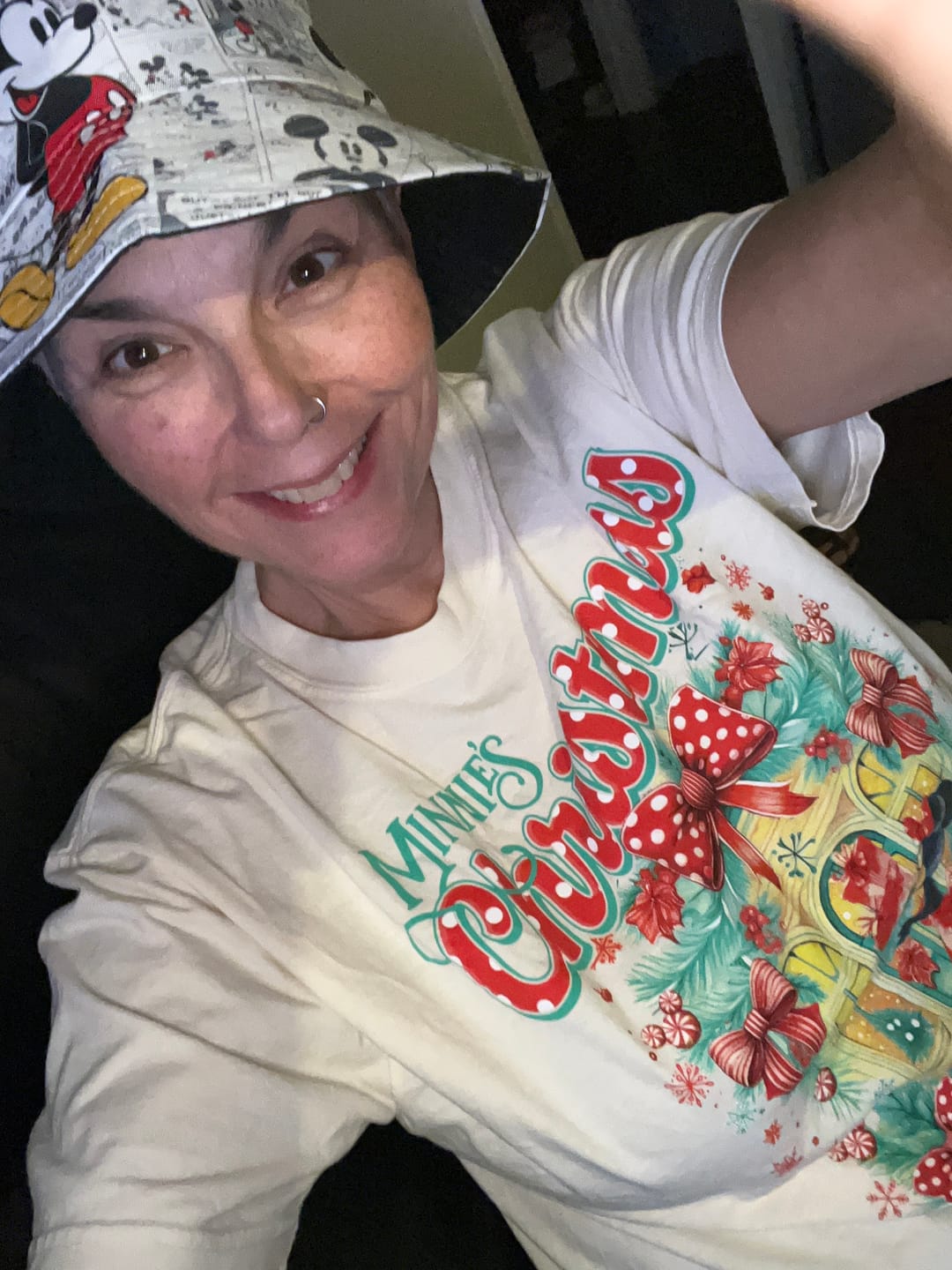 Customer photo review of Minnie's Christmas Bow-tique Shirt