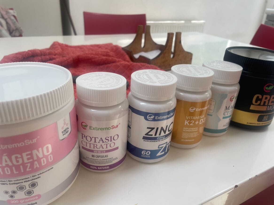 Customer photo review of Pack de 2 Magnesio Citrato + 2 Potasio Citrato