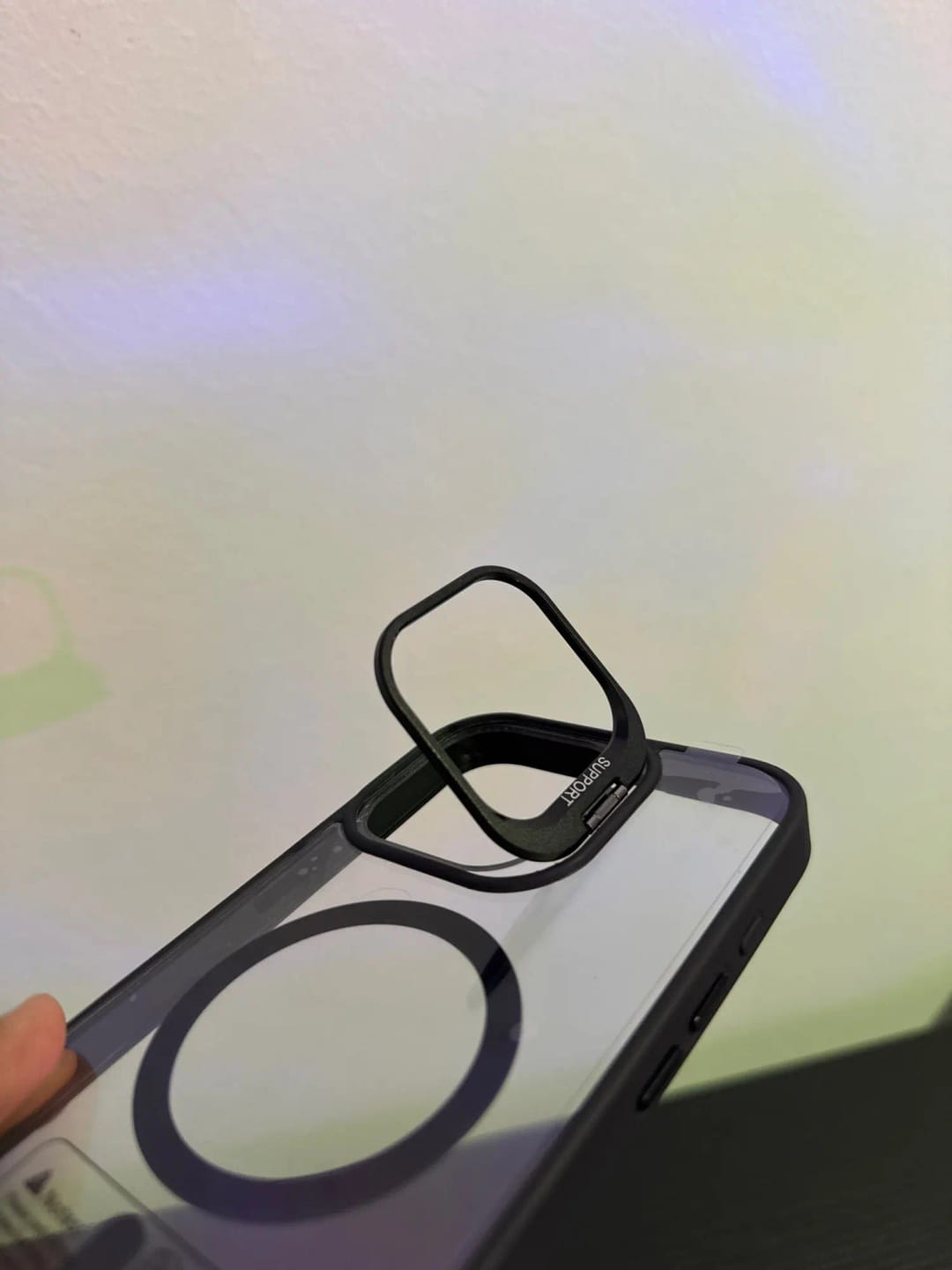 Customer photo review of LuxuryKase LK174 Magnetic Mag-Safe Stand Lens Protector Case Cover For iPhone 13 14 15 16 Plus Pro Max