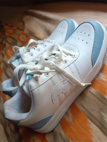 Customer photo review of LILY Baby Blue Women's casual sneaker