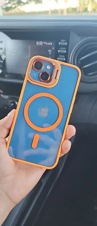 Customer photo review of LuxuryKase LK174 Magnetic Mag-Safe Stand Lens Protector Case Cover For iPhone 13 14 15 16 Plus Pro Max