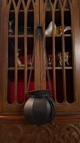 Customer photo review of Cottage Witch Cauldron Crossbody Bag