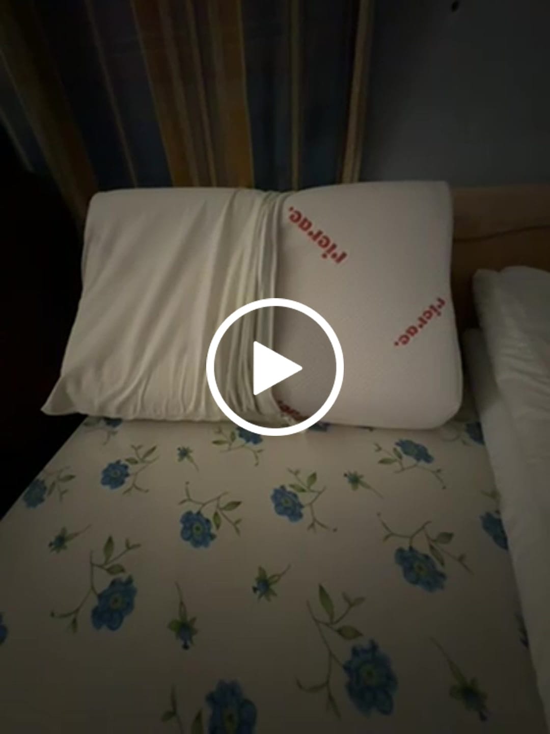 Customer video review of Wavy Memory Foam Pillow