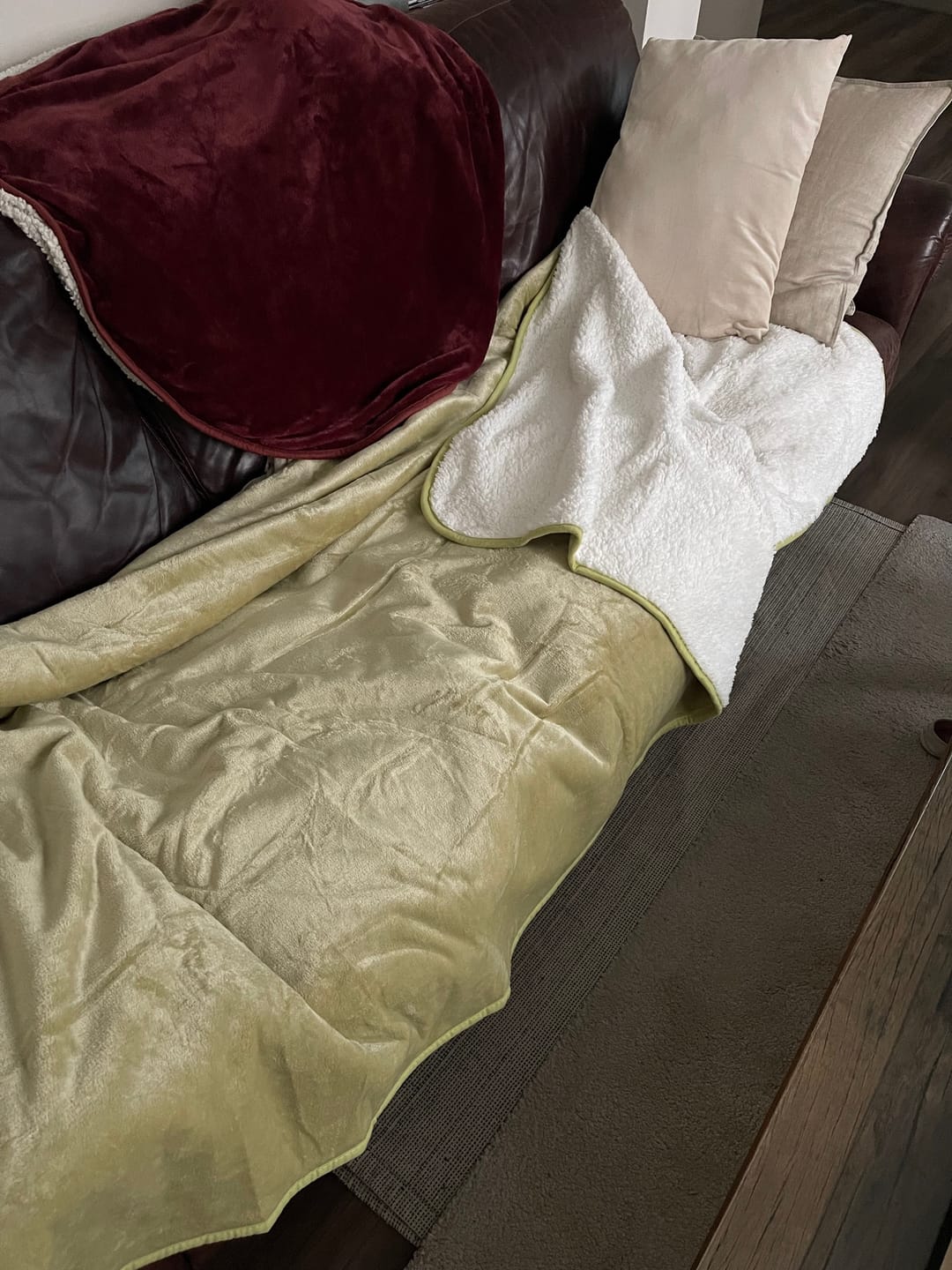 Customer photo review of Waterproof Splash Blanket™ - Sage The OG