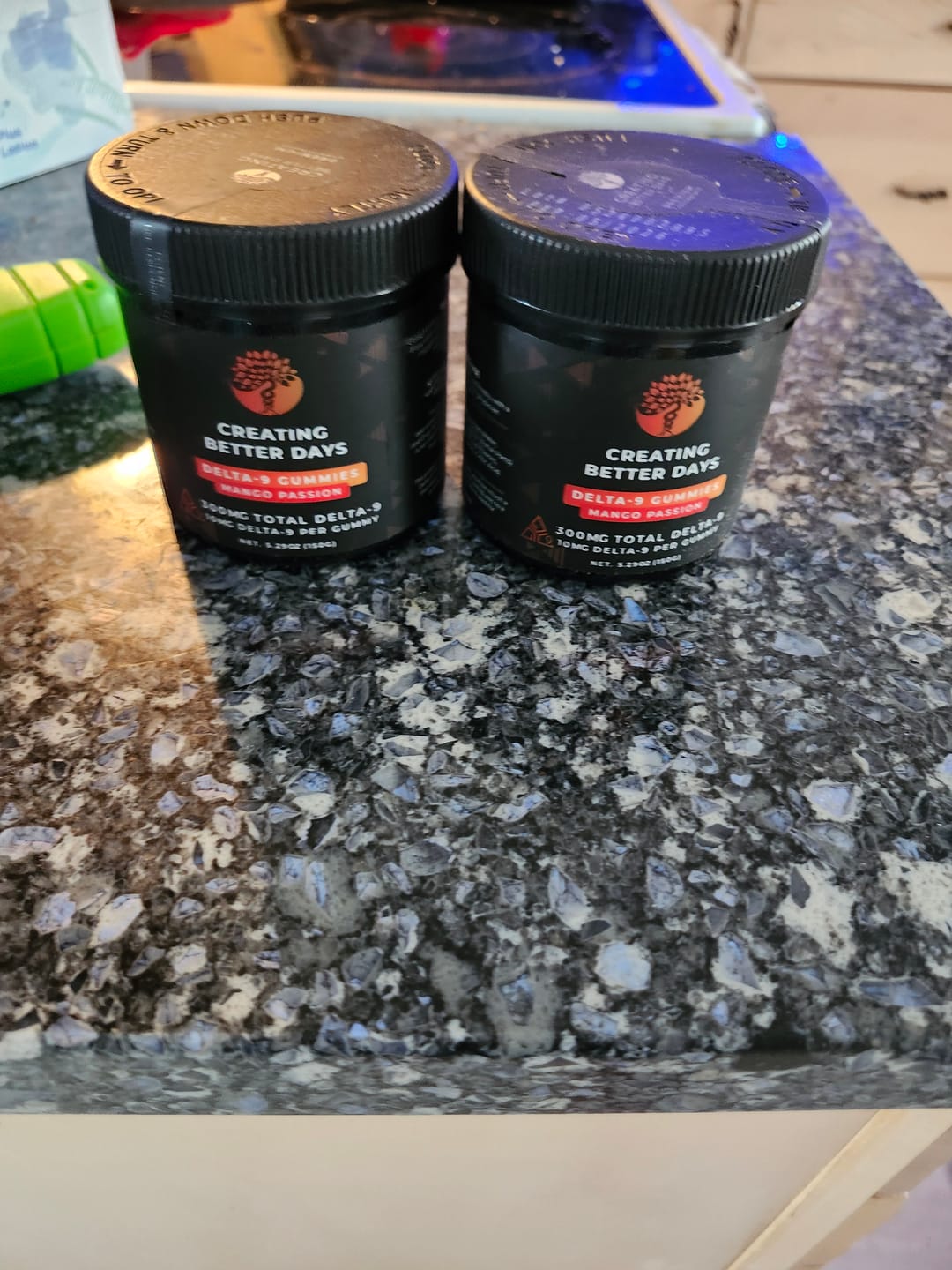 Customer photo review of 300mg Delta-9 Gummies -  Mango Passion