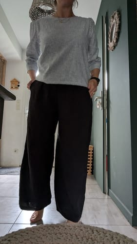 Customer photo review of Pantalon Tom - lin stone washed noir