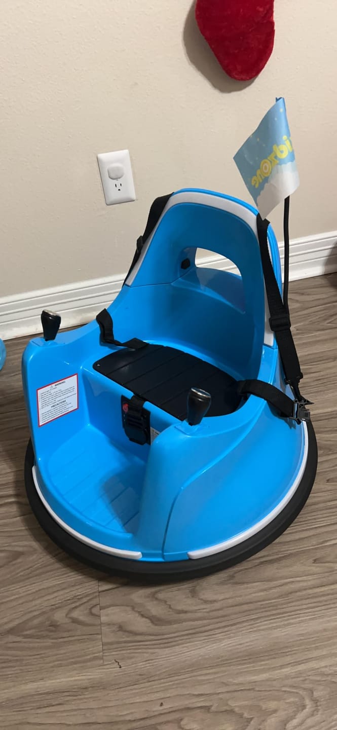 Customer photo review of 360 Rotation Bumper Car (12V) 2 Speed