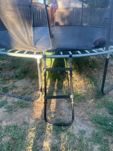 Customer photo review of Jumpfly Universal Trampoline Ladder