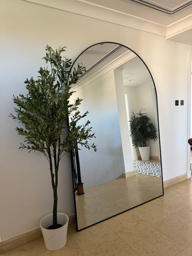 Customer photo review of XL Black Arch Full Length Mirror (3 Sizes)
