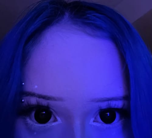 Customer photo review of Eyemoody Pure Black | 6 Months, 2 pcs