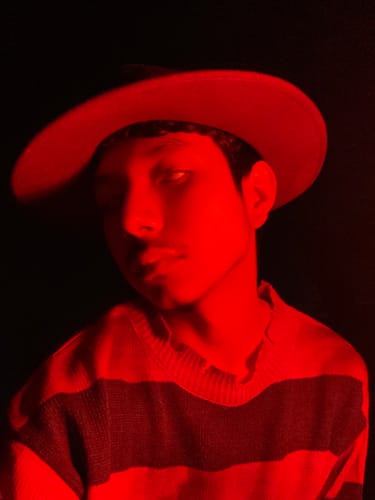 Customer photo review of Dead Gridding White Contact Lenses