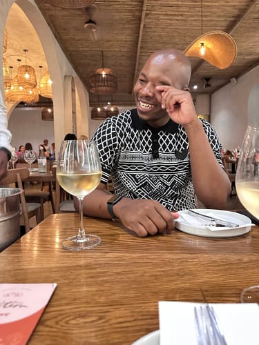 Customer photo review of MARCI FRANC SAFARI NOIR POLO SHIRT