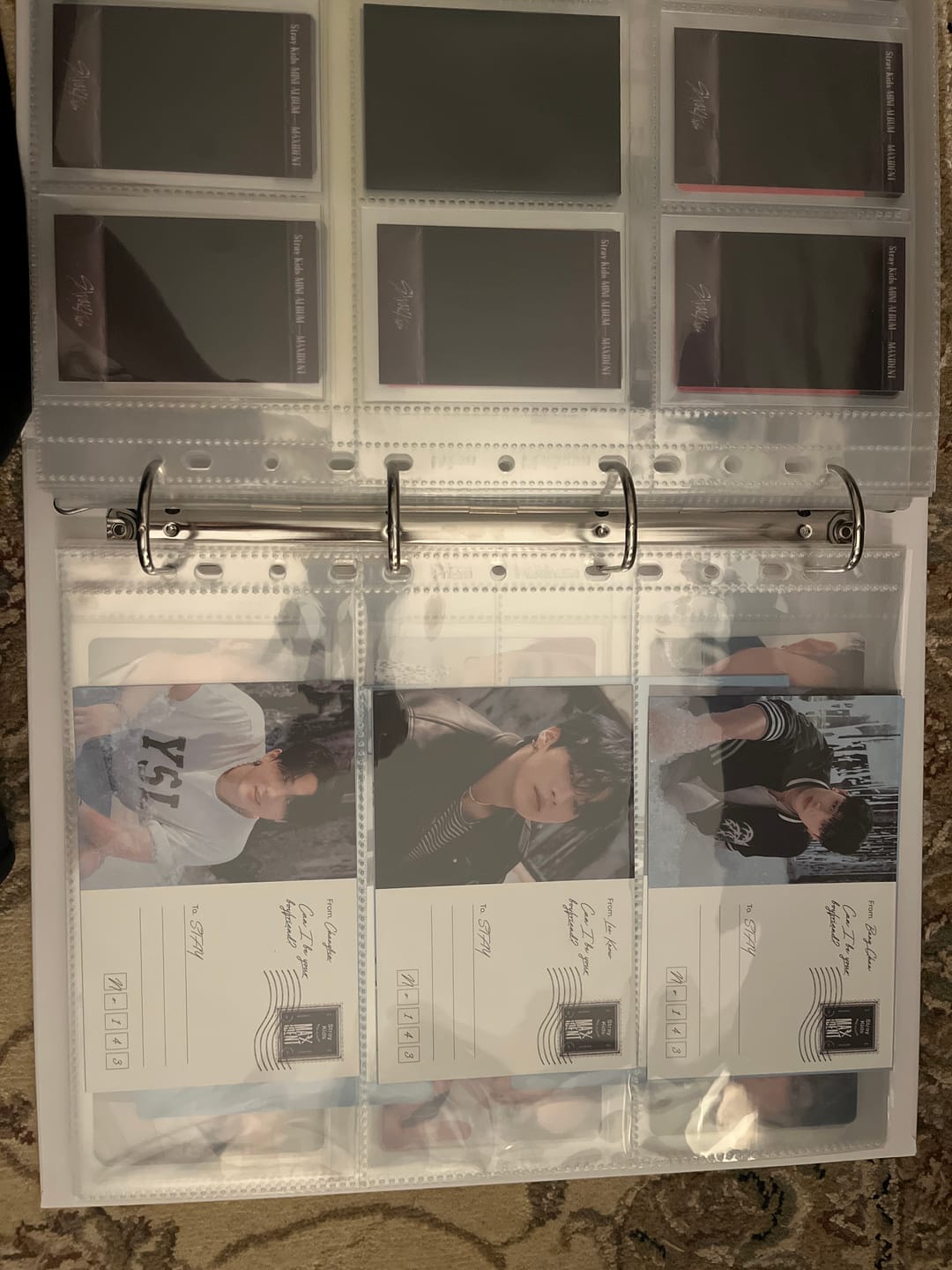 Customer photo review of Custom A4 3-Pocket Pages