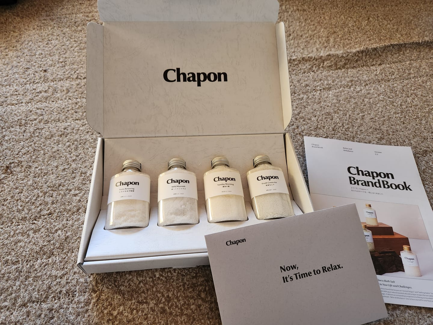 Customer photo review of 冬のほっこりシトラス湯 入浴剤詰め合わせ 4本セット