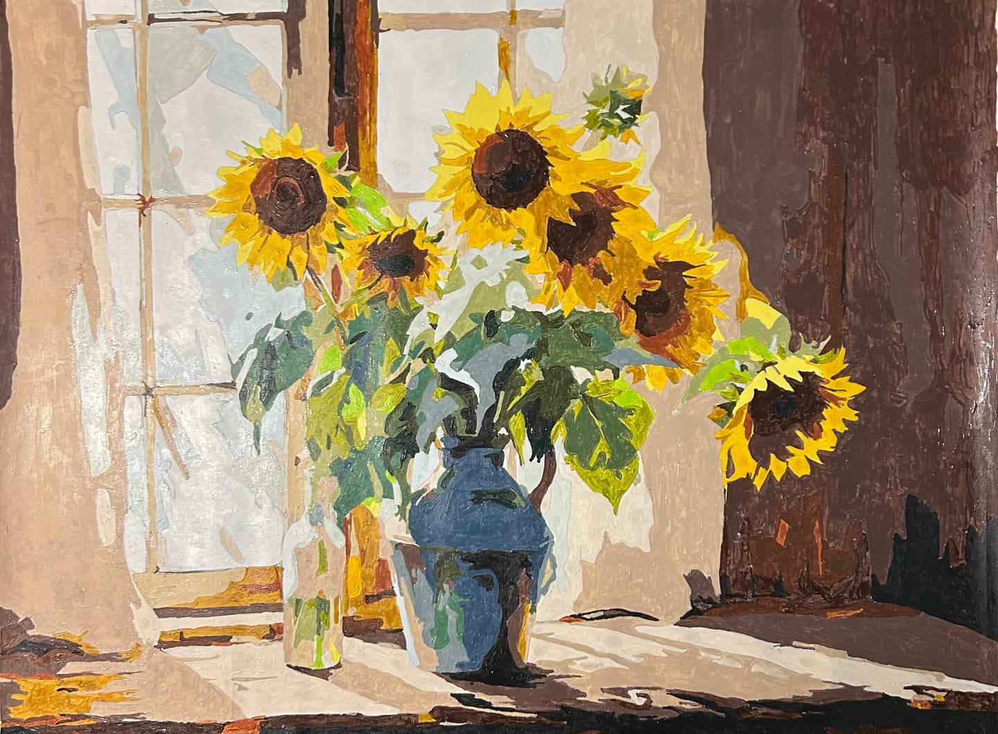 Customer photo review of Sunflowers Window Light