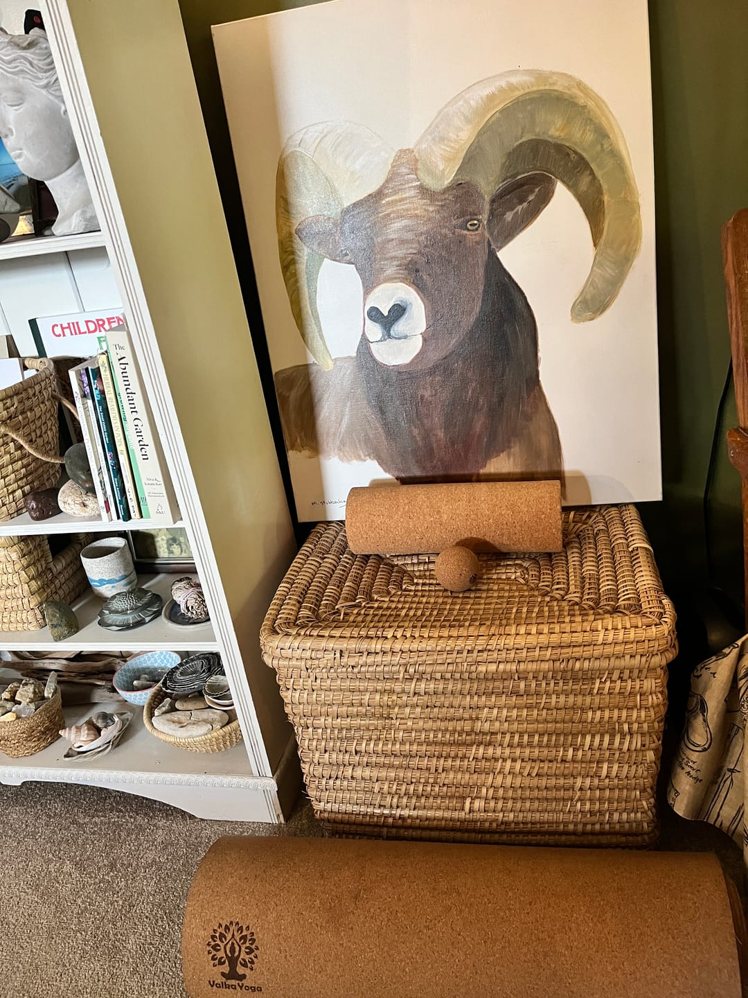 Customer photo review of Cork Foam Roller