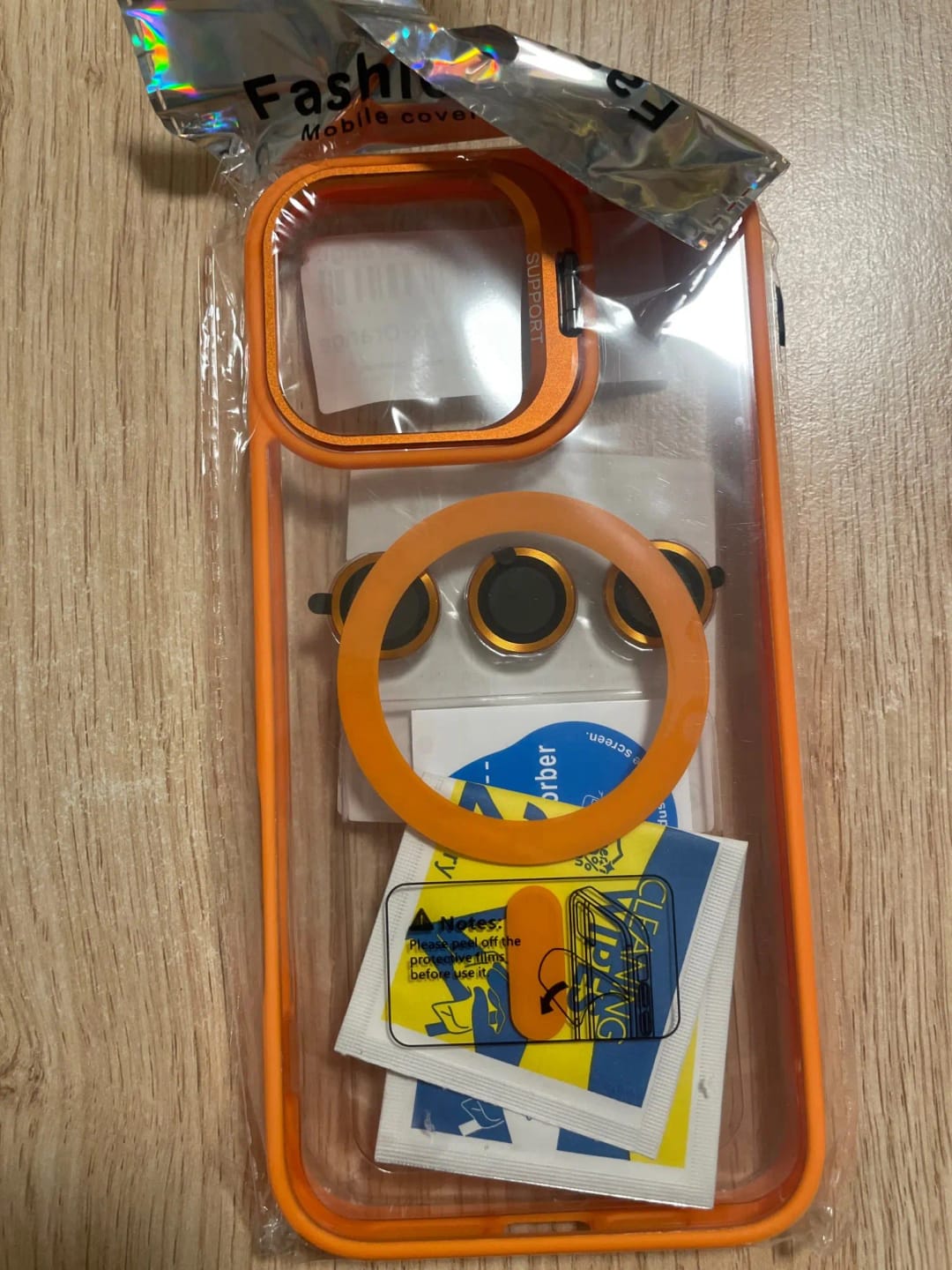Customer photo review of LuxuryKase LK174 Magnetic Mag-Safe Stand Lens Protector Case Cover For iPhone 13 14 15 16 Plus Pro Max