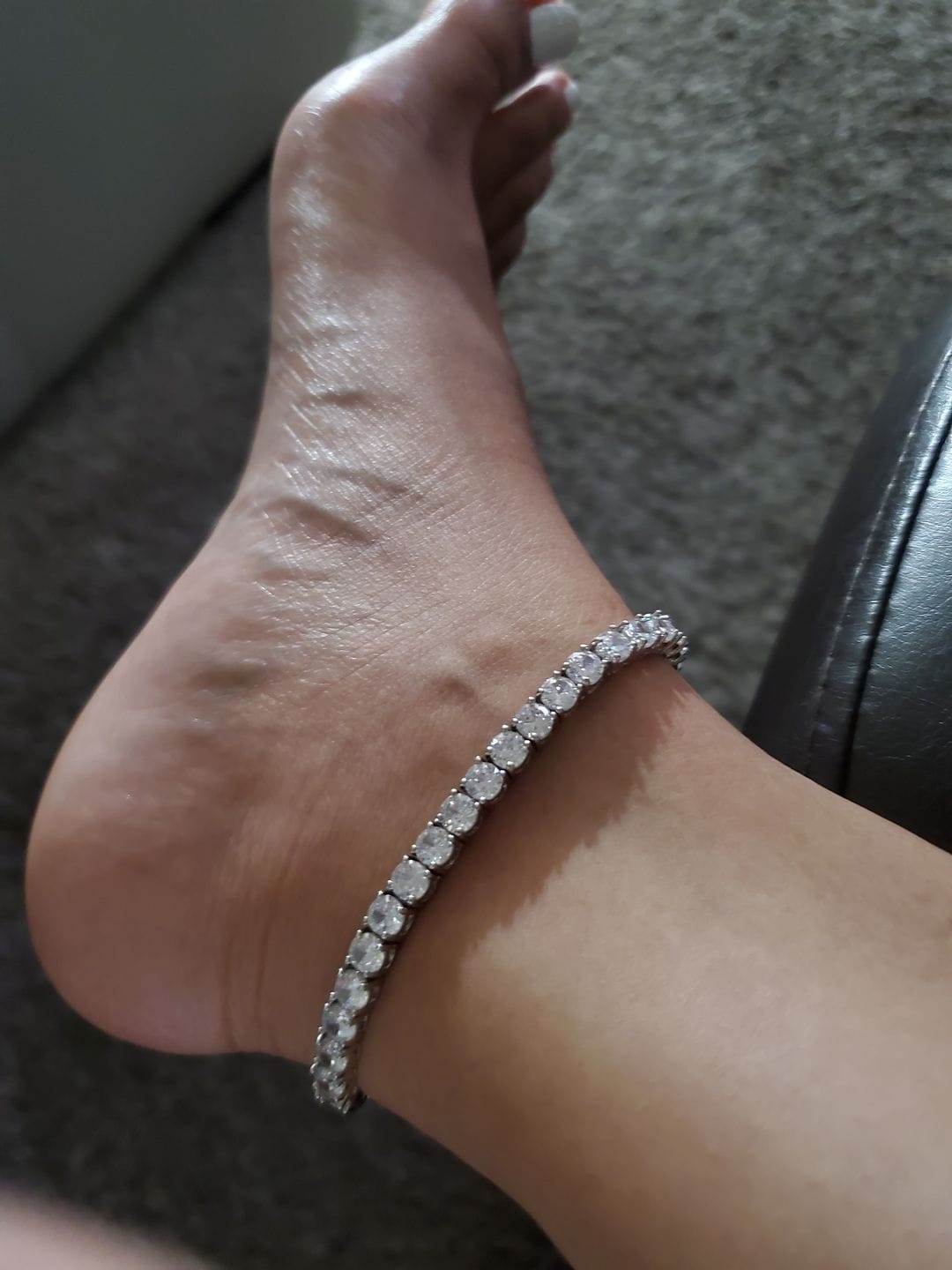 Customer photo review of LUX TENNIS ANKLET(Ships Same Day)