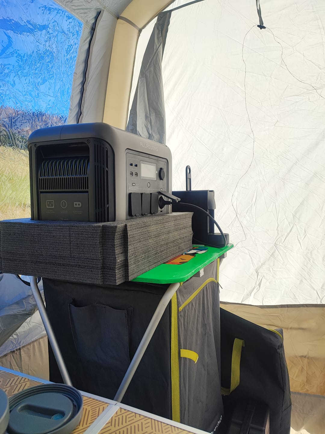 Customer photo review of ALLPOWERS 1800W Générateur Solaire R1500 avec PV200W