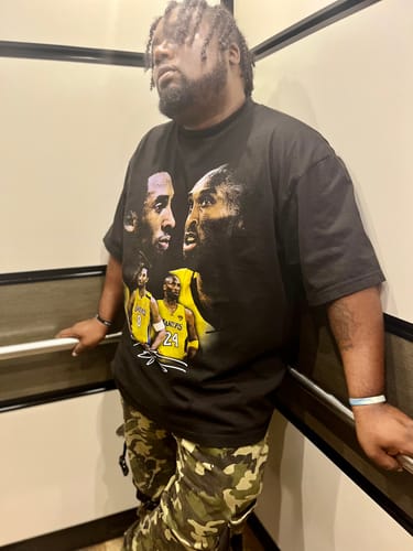 Customer photo review of "8/24" Kobe T-Shirt