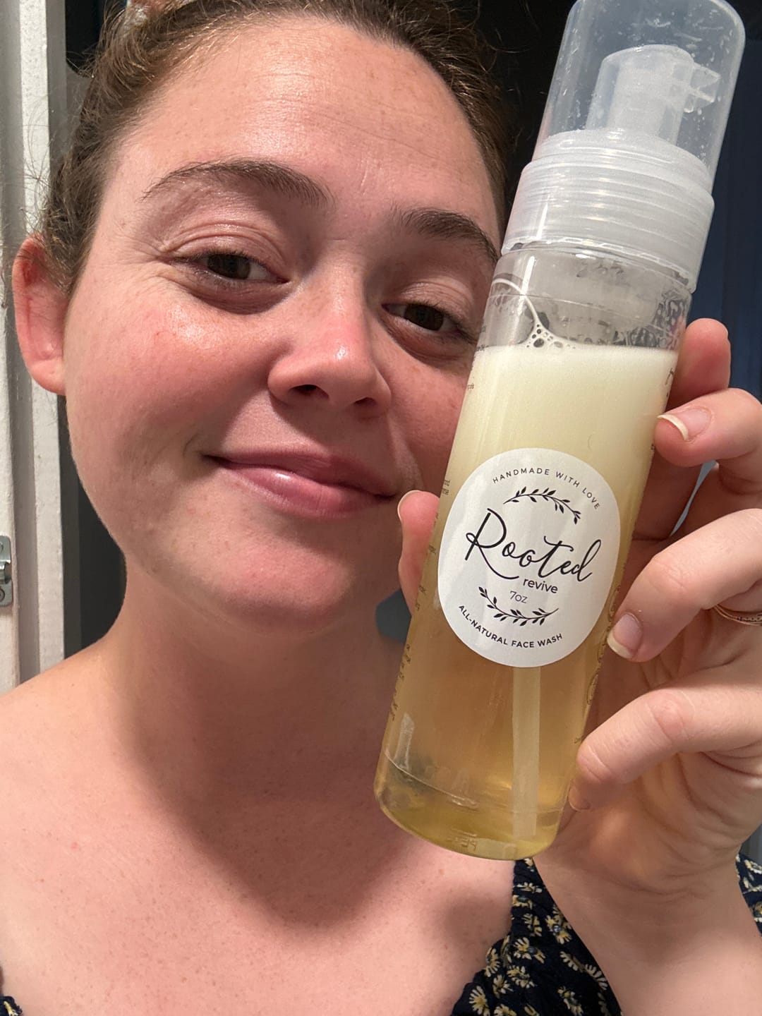 Customer photo review of Revive Face Wash
