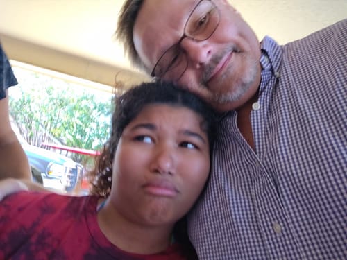 Customer photo review of Unique Gift for Daughter From Dad "Never Forget That I Love You" Necklace