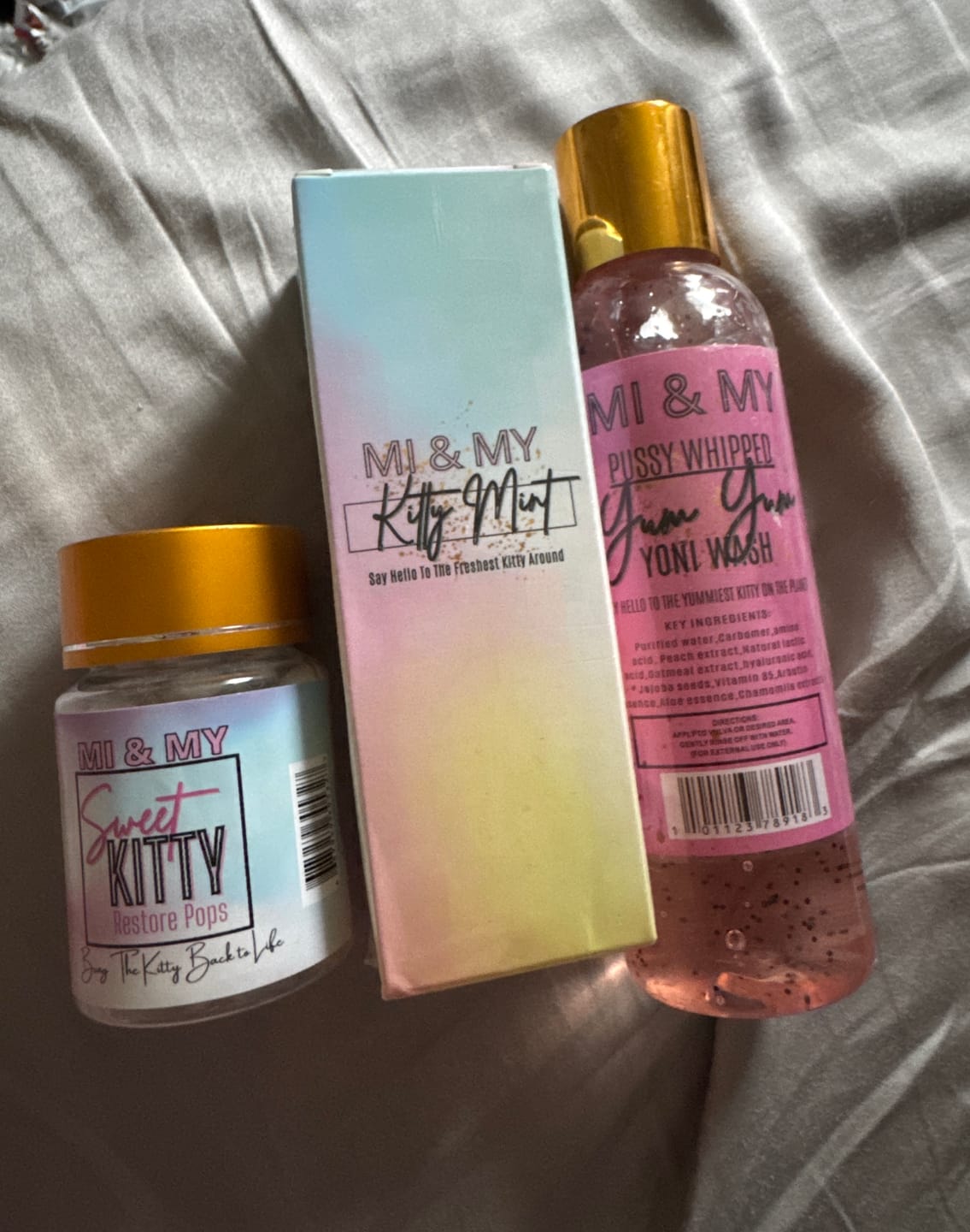 Customer photo review of Sweet Kitty Restore Pops