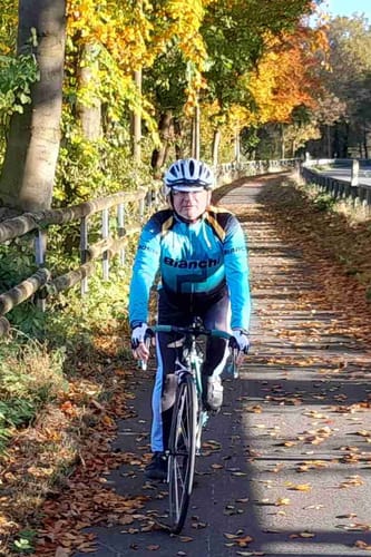 Customer photo review of 2003 Bianchi Retro Short Sleeve Cycling Kits