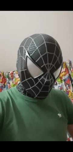 Customer photo review of [NEW] Spidey Gear™ - Tobey Maguire Mask