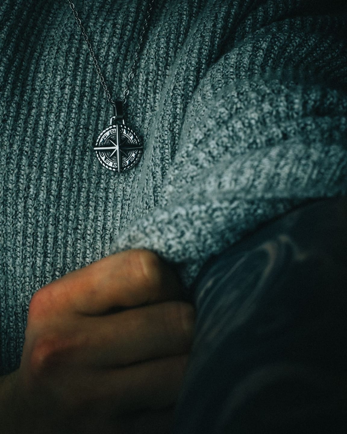 Customer photo review of Compass of Life - Necklace
