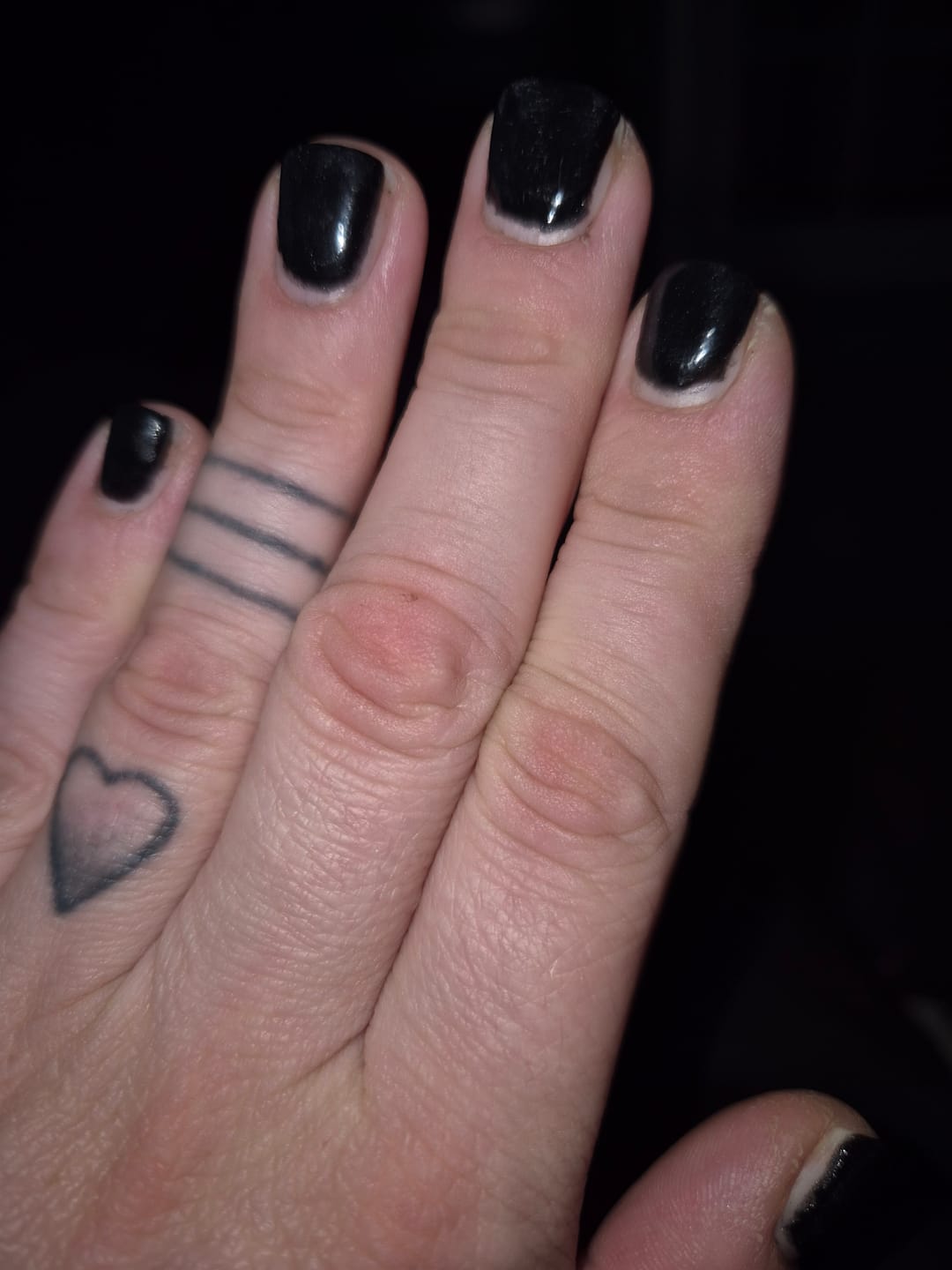 Customer photo review of Sapphire Black Dipping Powder